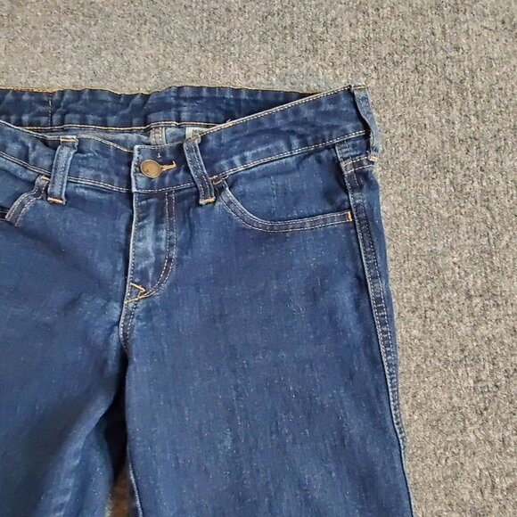 H&M Denim Jeans Womens Blue Skinny Low Waist Stretch Retro Size 27x32 - Picture 2 of 14